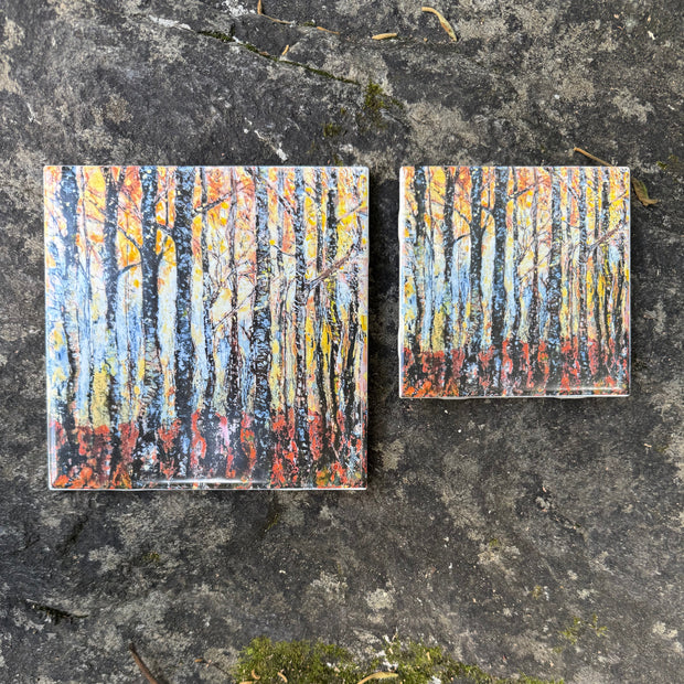 Encaustic Forest Ceramic Tile - Indoor and Outdoor Tiles