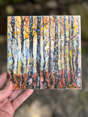 Encaustic Forest Ceramic Tile - Indoor and Outdoor Tiles