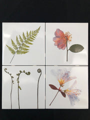 You Pick The Design - Garden Botanical Ceramic Tiles - 4.25" x 4.25" inches - Indoor and Outdoor Use, Kitchen Backsplash