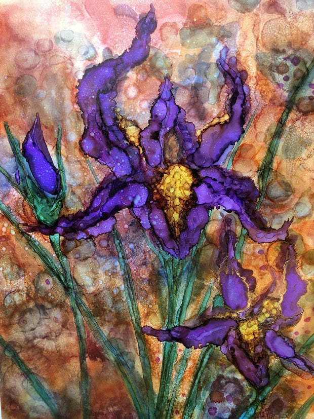 Boxed Gift Set of 4 Floral Art Prints: 5 x 7 Inch Botanical Artwork