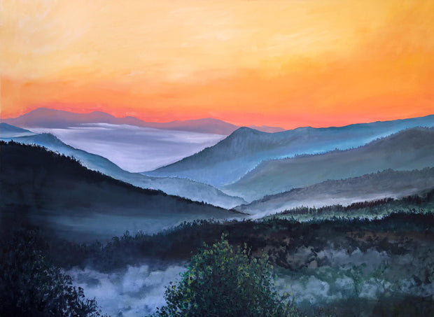 Blue Ridge Mountains : Fine Art Print