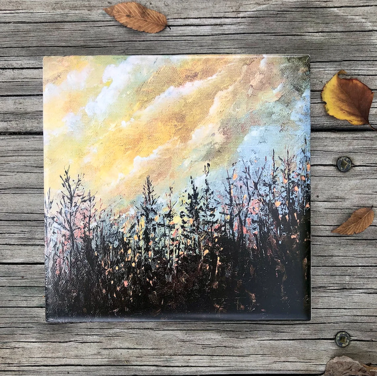 Blue Skies Ahead Ceramic Tiles - Indoor and Outdoor Use