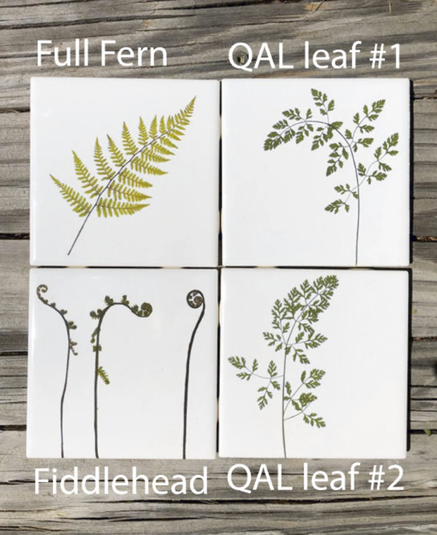 You Pick The Design - Garden Botanical Ceramic Tiles - 4.25" x 4.25" inches - Indoor and Outdoor Use, Kitchen Backsplash