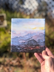 Mountain Layers Ceramic Tiles - Indoor and Outdoor Use
