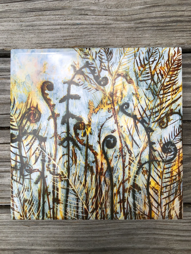 Fiddlehead Ferns Ceramic Tiles - Indoor and Outdoor Use