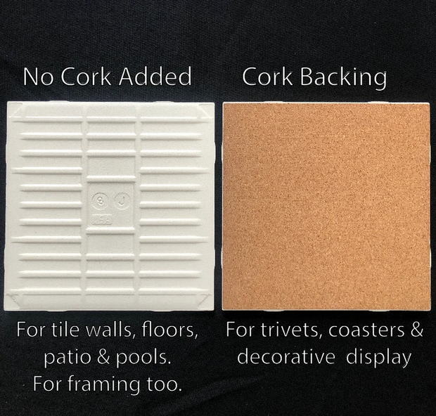Lenten Roses Ceramic Tile - Indoor and Outdoor Use