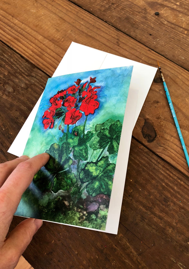 Geraniums : Prints