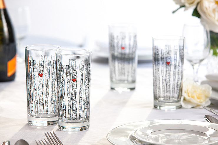 Birch Tree Glasses