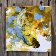 Koi Fish Painting Ceramic Tile - Indoor and Outdoor Use