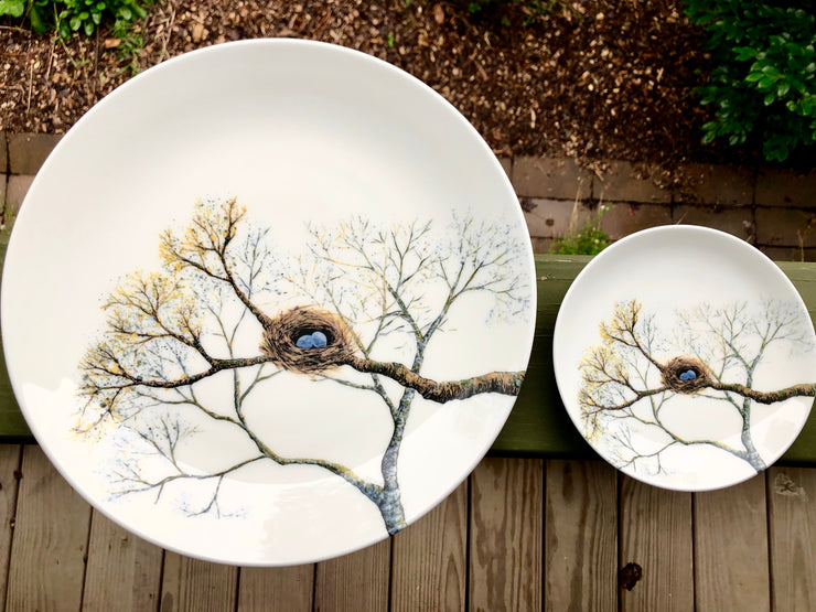 Birds Nest Porcelain Plates