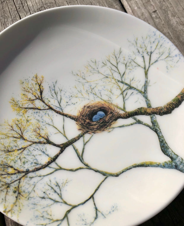 Birds Nest Porcelain Plates