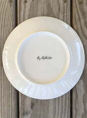 Fiddlehead and Fern Porcelain Plates - Mixed Size Place Setting for 8 Guests