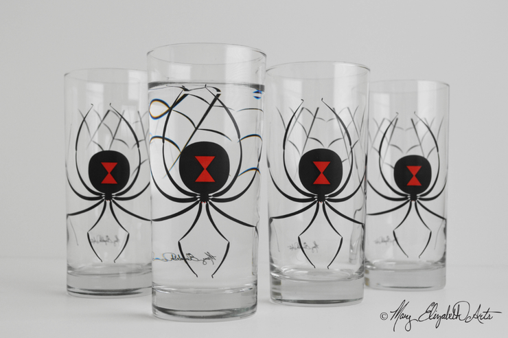Black Widow Spider Glasses
