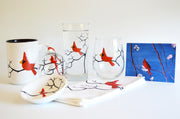 Christmas Cardinal : 7 Piece Personalized Gift Set