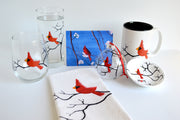 Christmas Cardinal : 7 Piece Personalized Gift Set