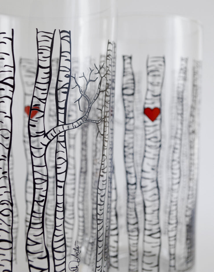 Birch Tree Glasses