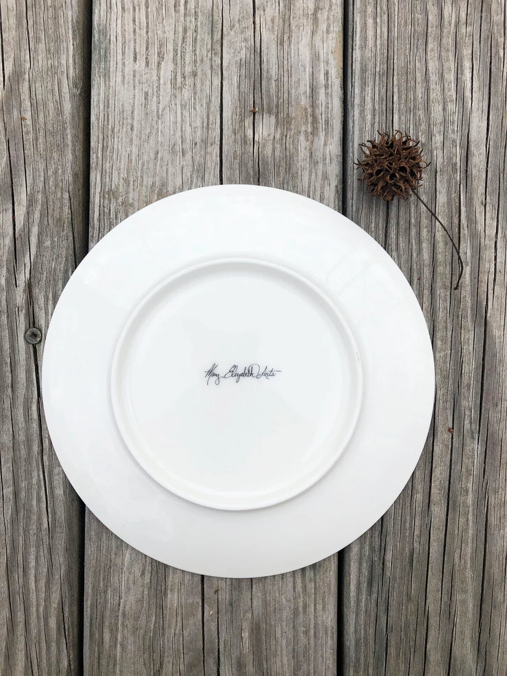 Pressed Columbine Flower Plates & Mugs