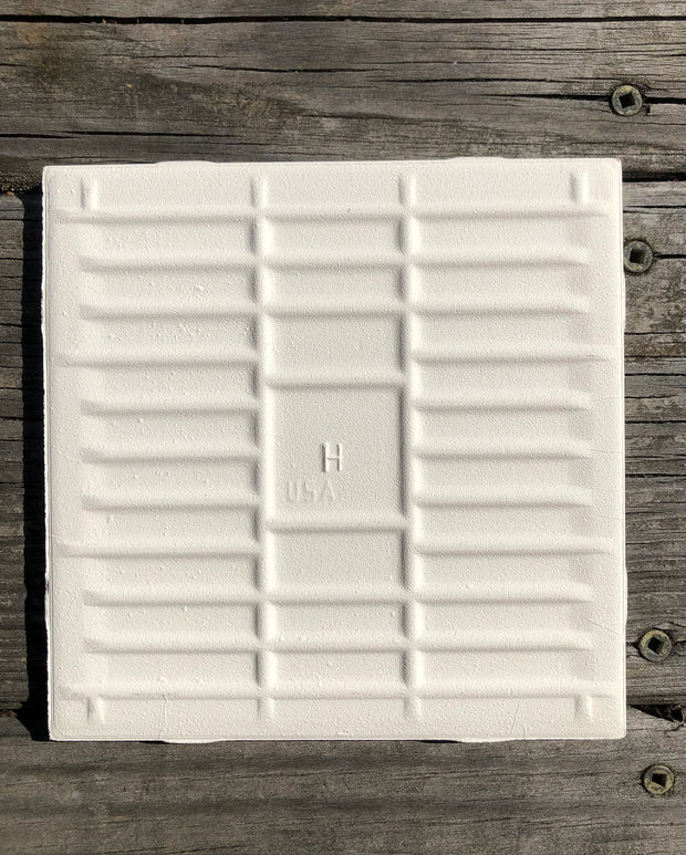 Fiddlehead Fern Ceramic Tile - Indoor and Outdoor Use