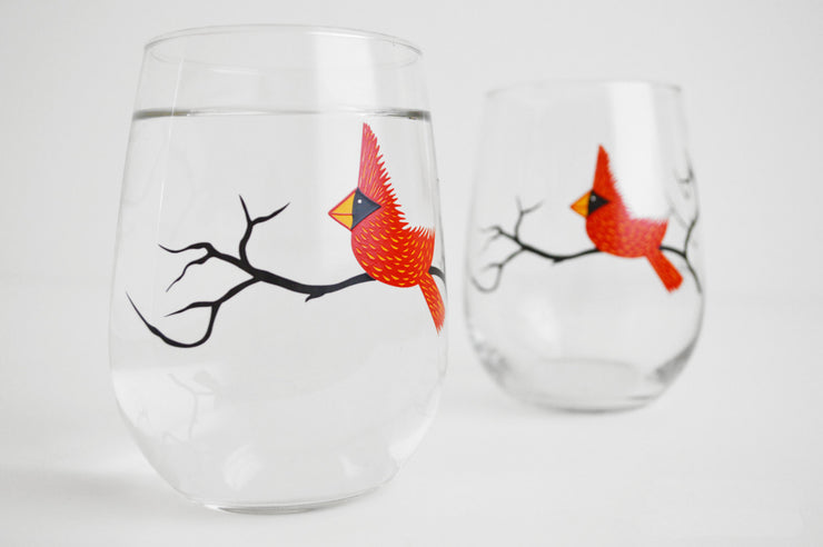 Christmas Cardinal : 7 Piece Personalized Gift Set
