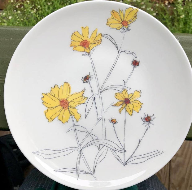 Pretty Little Weeds : Dishwasher Safe Plates