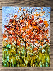 Happy Fall Trees : Prints