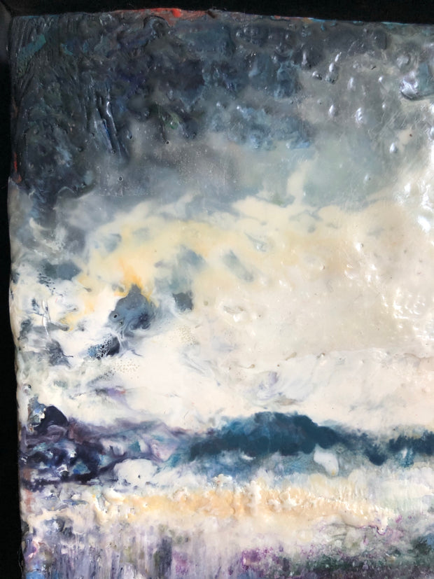 Marshlands Original Encaustic Painting