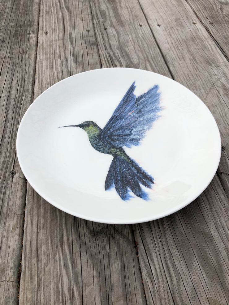 Hummingbird Porcelain Plates