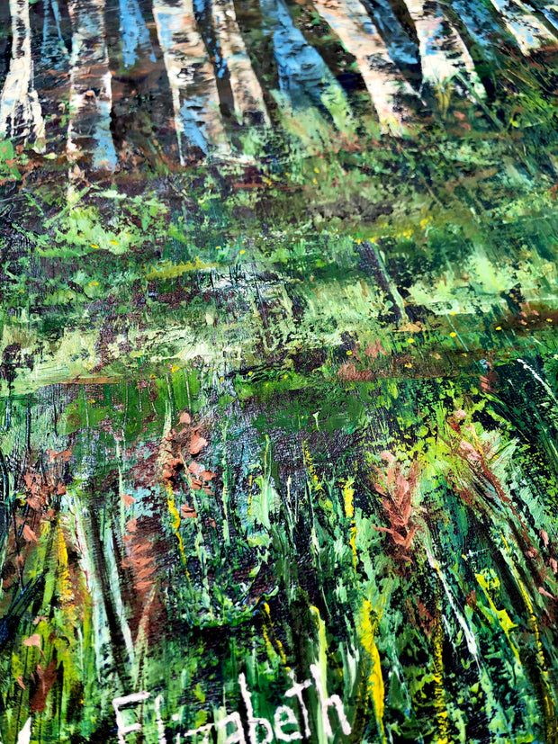 Aspen Trees : Original Painting