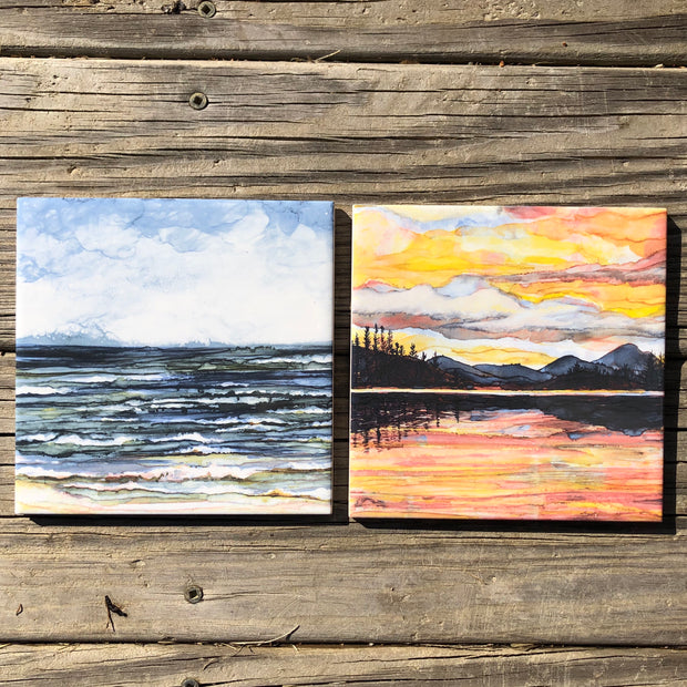 Ocean Breeze Ceramic Tile - Indoor and Outdoor Use