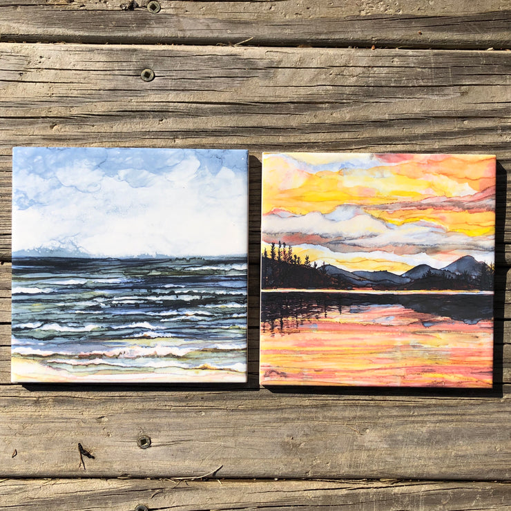 Ocean Breeze Ceramic Tile - Indoor and Outdoor Use