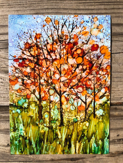 Happy Fall Trees : Prints