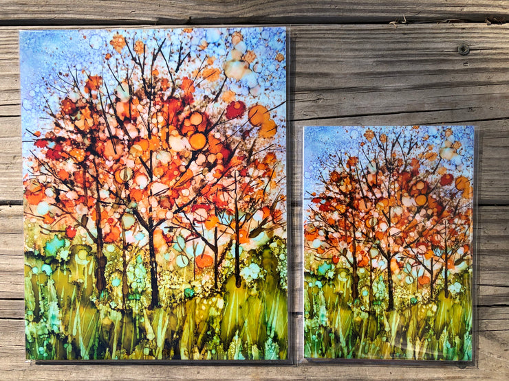 Happy Fall Trees : Prints