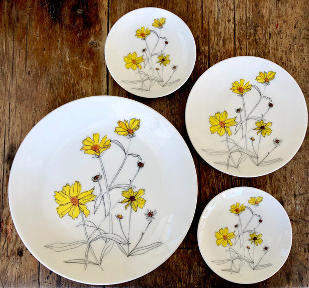 Pretty Little Weeds : Dishwasher Safe Plates