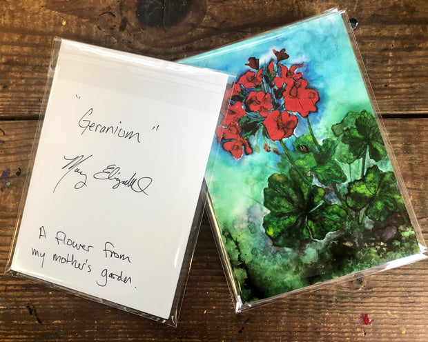 Geraniums : Prints